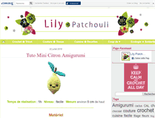 Tablet Screenshot of lilypatchouli.com